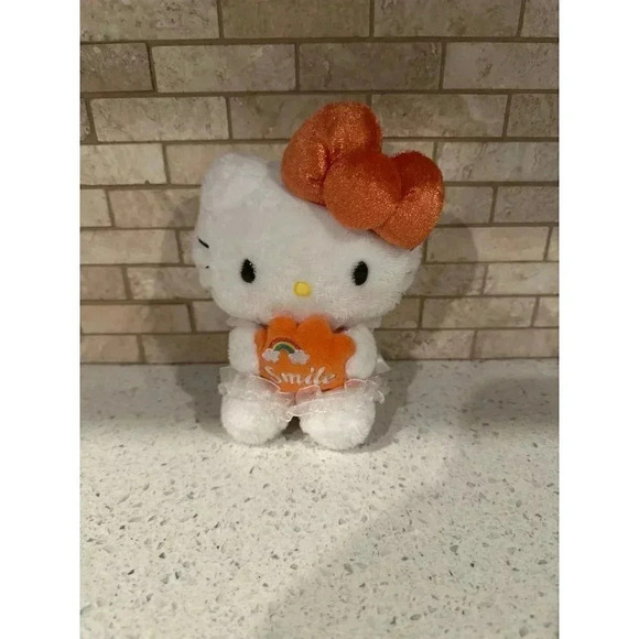 HELLO KITTY BEAN DOLL SMILE plush b3 - Picture 1 of 2